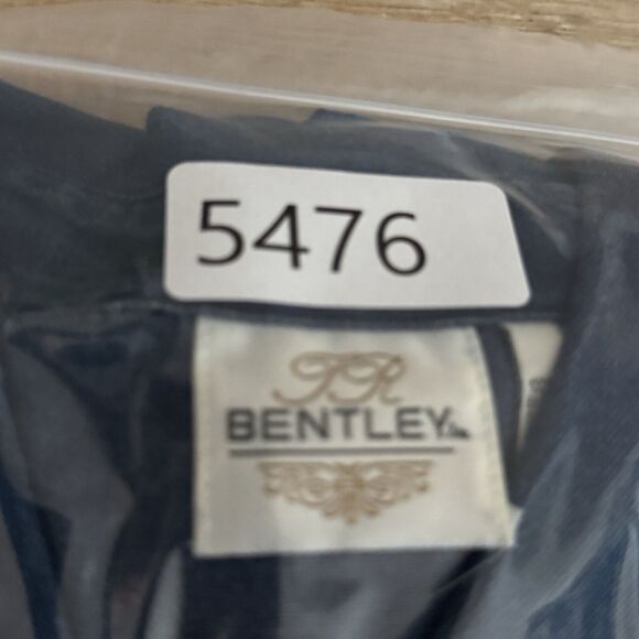 Bentley Dress Womens 8 Blue Denim Shirt Dress Floral Embroidery Casual Versatile - Picture 9 of 9